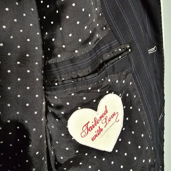 Vintage Moschino Wool Striped Blazer and Pants - Picture 3 of 11